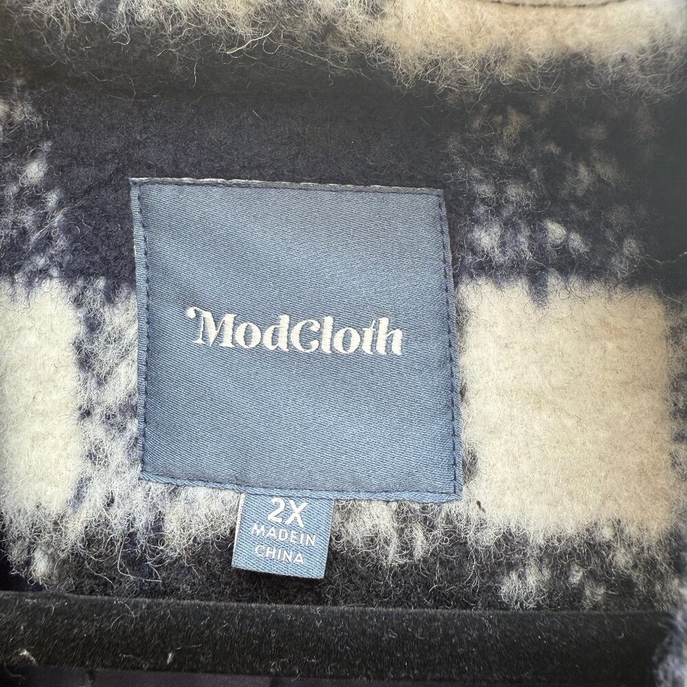 Modcloth Patterned Coat - image 2